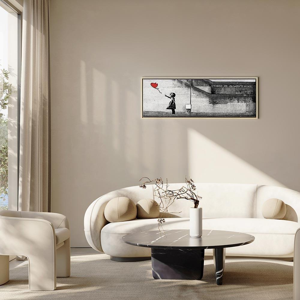 Obraz - Zawsze jest nadzieja (1-częściowy) wąski czerwony