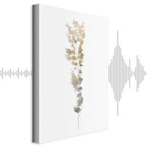 Obraz - Złota gałązka (1-częściowy) pionowy