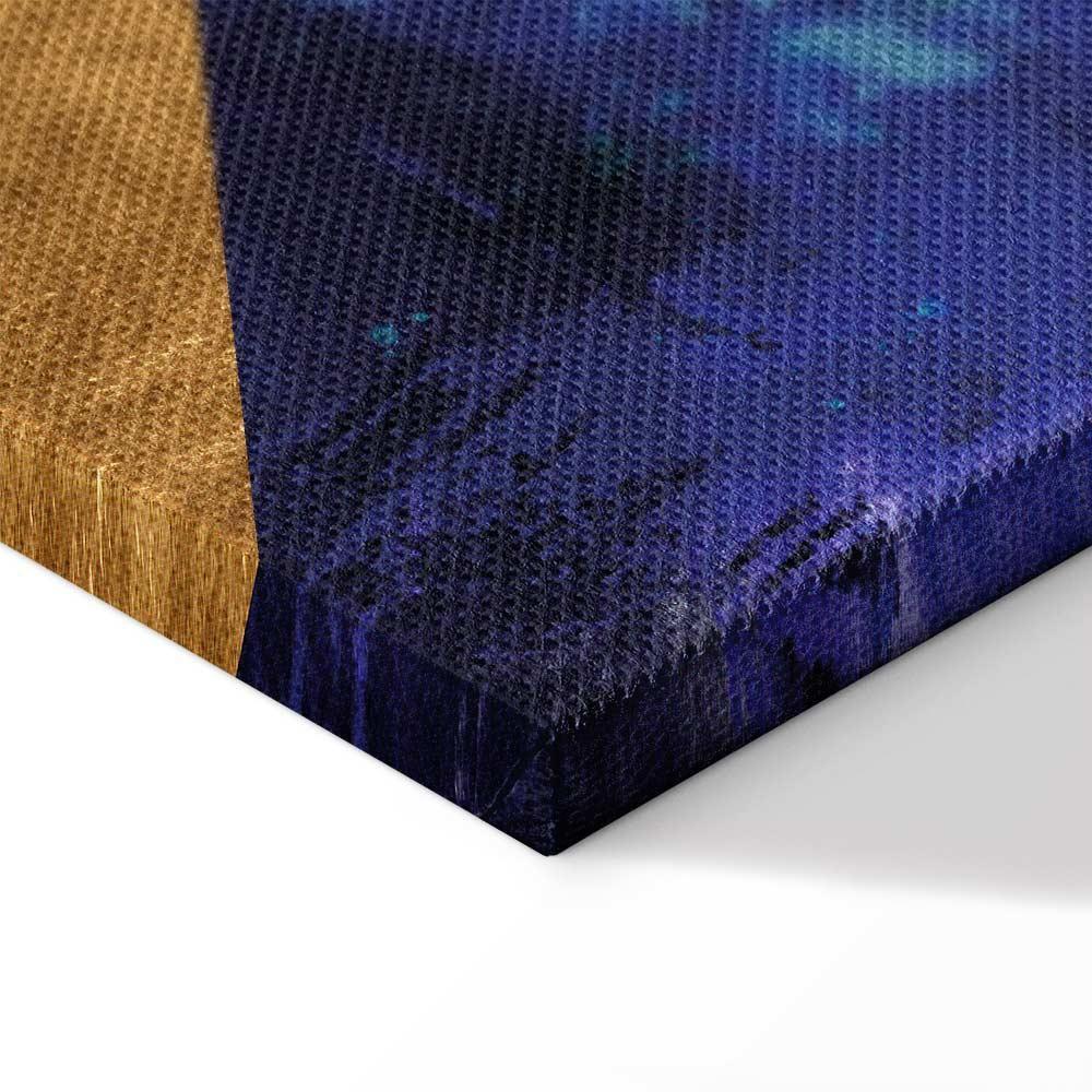 Obraz - Złota geometria (1-częściowy) szeroki