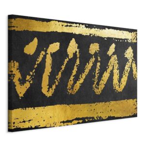 Obraz - Złota pieczęć (1-częściowy) szeroki