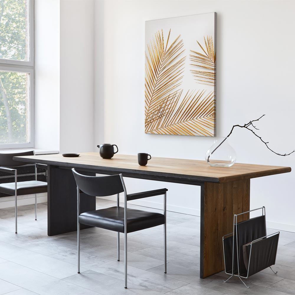 Obraz - Złote palmy (1-częściowy) pionowy