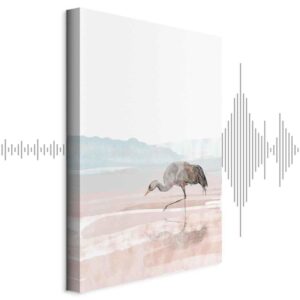 Obraz - Żuraw o poranku (1-częściowy) pionowy