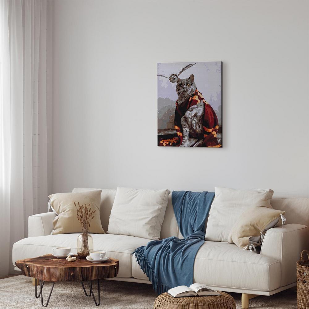Obraz do samodzielnego malowania - Czarodziejski kot
