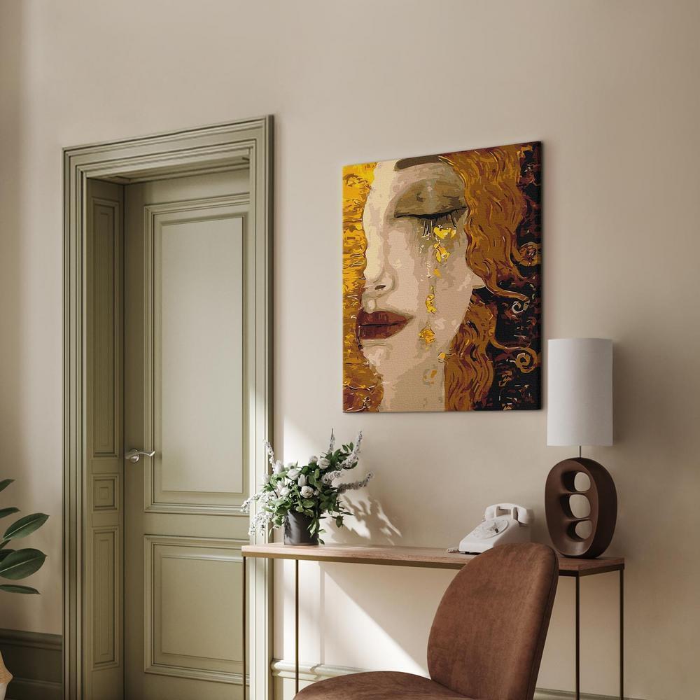 Obraz do samodzielnego malowania - Gustav Klimt – Złote łzy