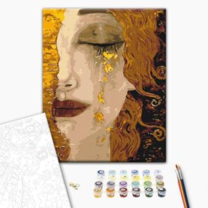 Obraz do samodzielnego malowania - Gustav Klimt – Złote łzy