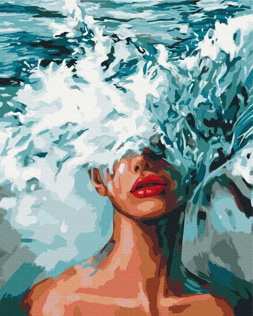 Obraz do samodzielnego malowania - Królowa oceanu