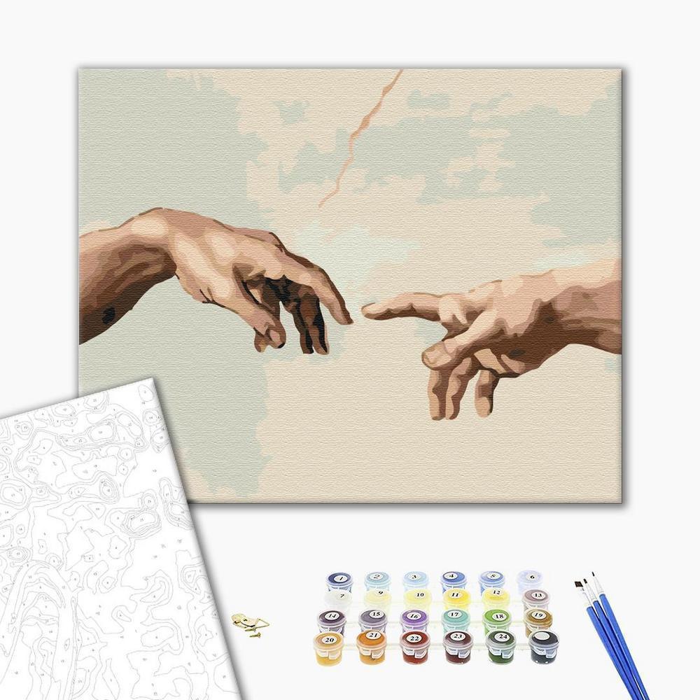 Obraz do samodzielnego malowania - Michał Anioł – Stworzenie Adama