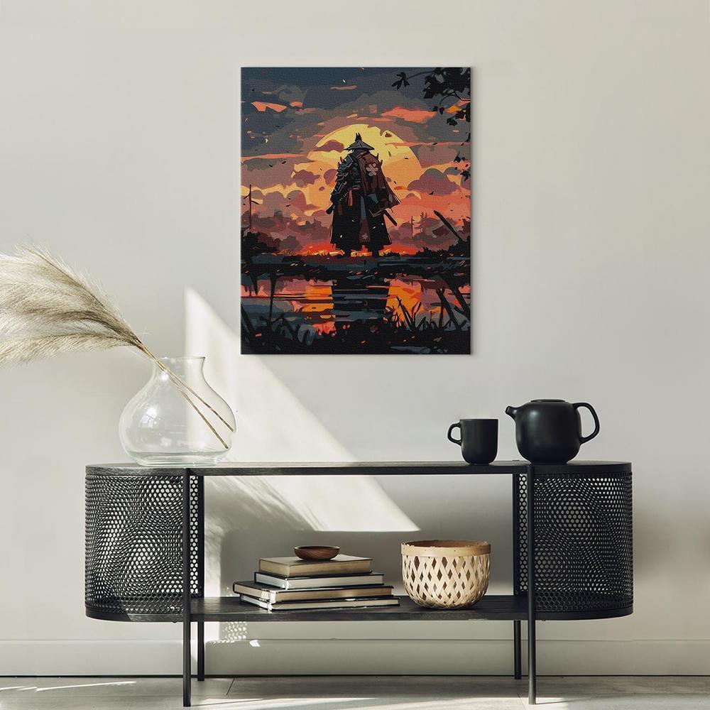 Obraz do samodzielnego malowania - Misja samuraja