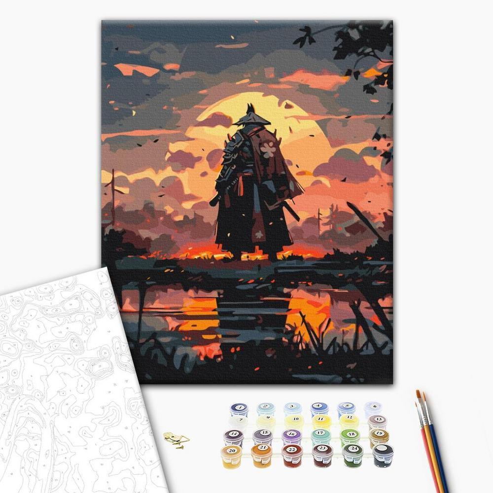 Obraz do samodzielnego malowania - Misja samuraja