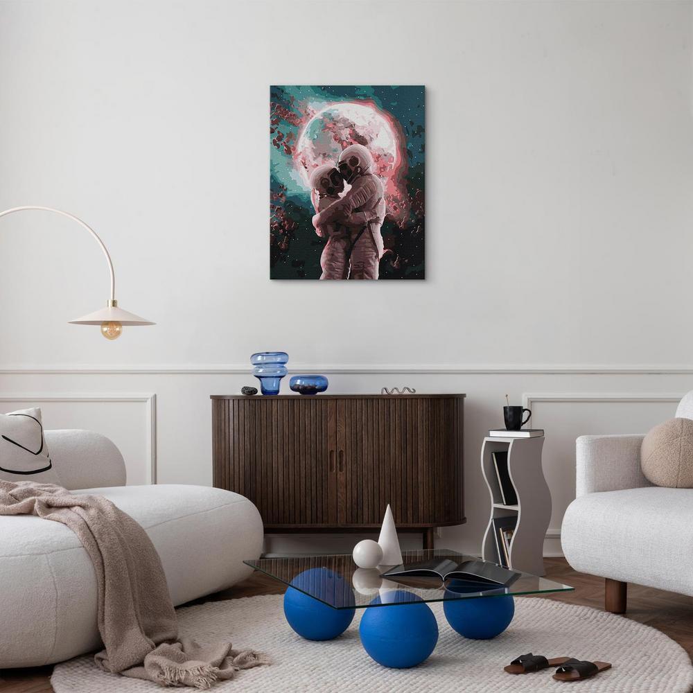 Obraz do samodzielnego malowania - Na Księżyc i z powrotem