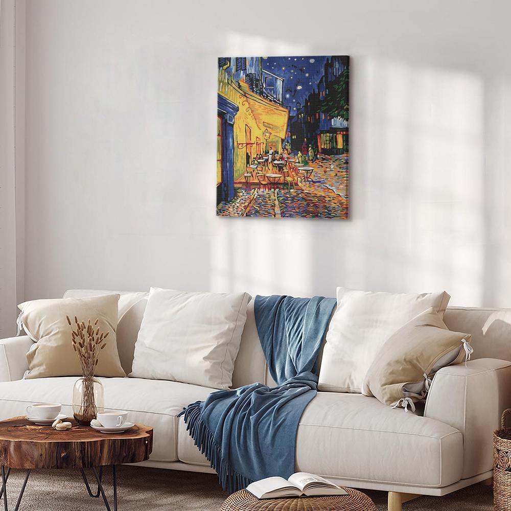 Obraz do samodzielnego malowania - Vincent van Gogh – Taras kawiarni w nocy