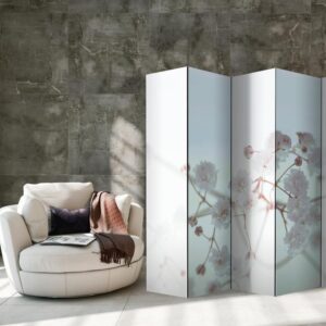 Parawan - Białe kwiaty II