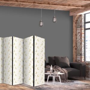 Parawan - Księżycowe Noce - delikatne księżyce i chmury w ciepłej tonacji