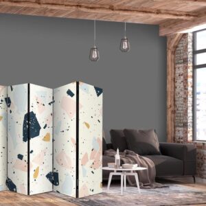 Parawan - Lastriko z dużymi - przeskalowanymi kamieniami w stonowanych kolorach