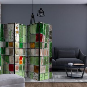 Parawan - Szmaragdowy witraż II