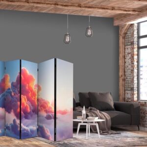 Parawan - Zmierzchowy spektakl: chmury w odcieniach różu i fioletu