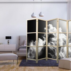 Parawan japoński - Chmury jak z marzeń: Pozwól słońcu rozświetlić twój dzień – Wizualna Uczta