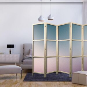 Parawan japoński - Nostalgiczny gradient - kompozycja gradientowa w stonowanych kolorach