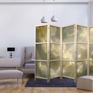 Parawan japoński - Zachwycająca gra kolorów na tle chmur