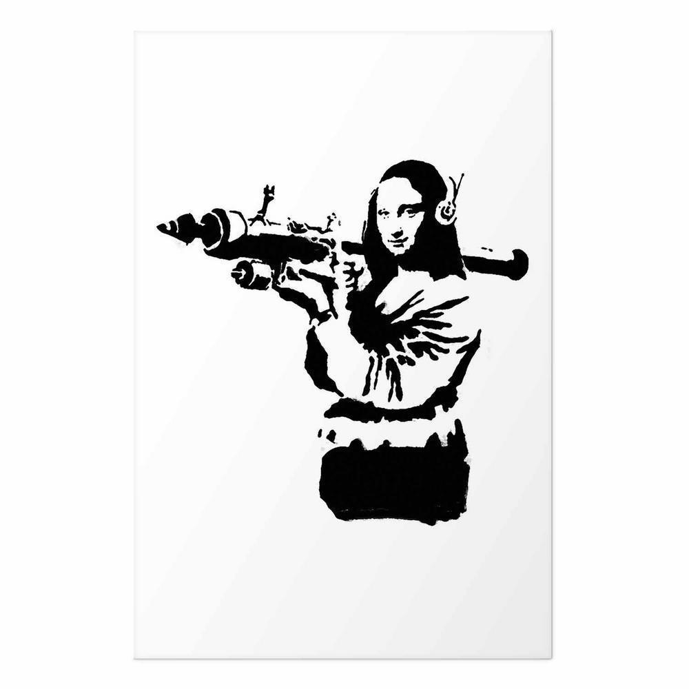 Plakat - Banksy Mona Lisa with Rocket Launcher
