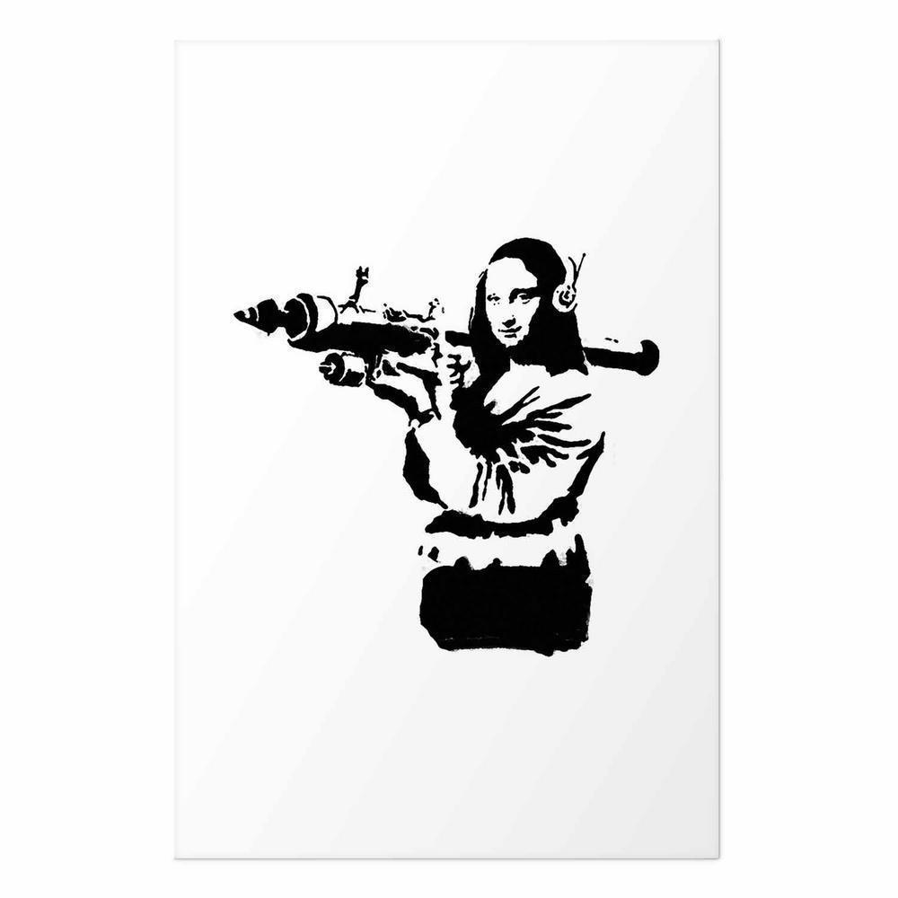 Plakat - Banksy Mona Lisa with Rocket Launcher