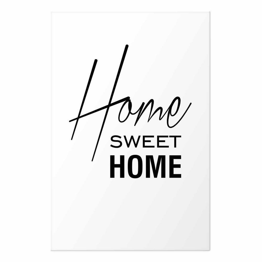 Plakat - Black and White: Home Sweet Home