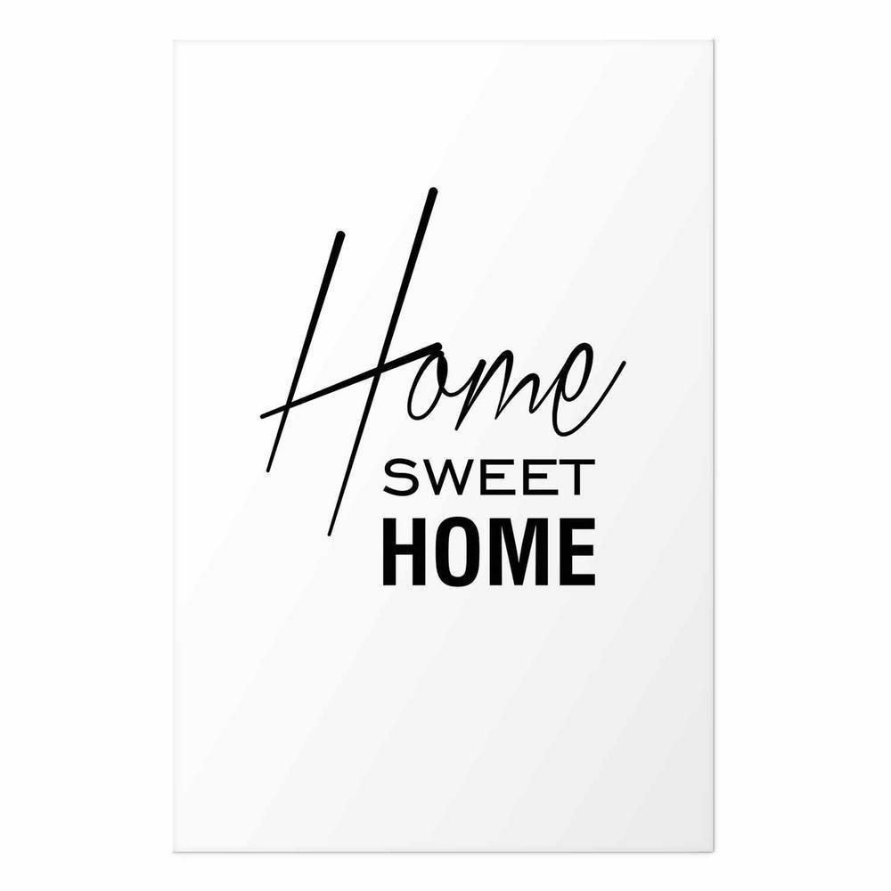 Plakat - Black and White: Home Sweet Home