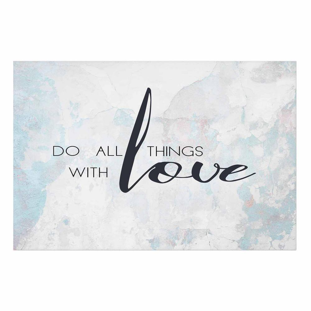 Plakat - Do all things with love