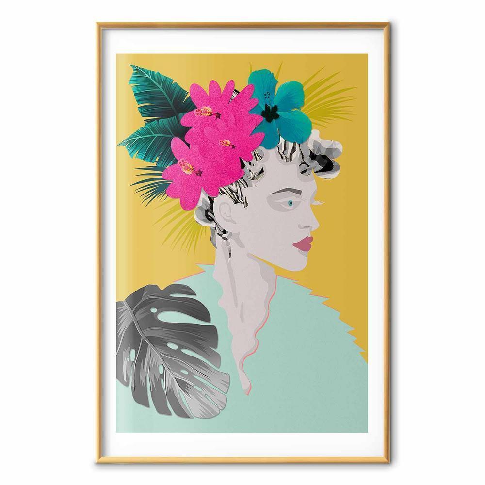 Plakat - Kwiaty we włosach