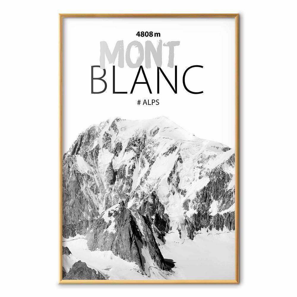 Plakat - Mont Blanc