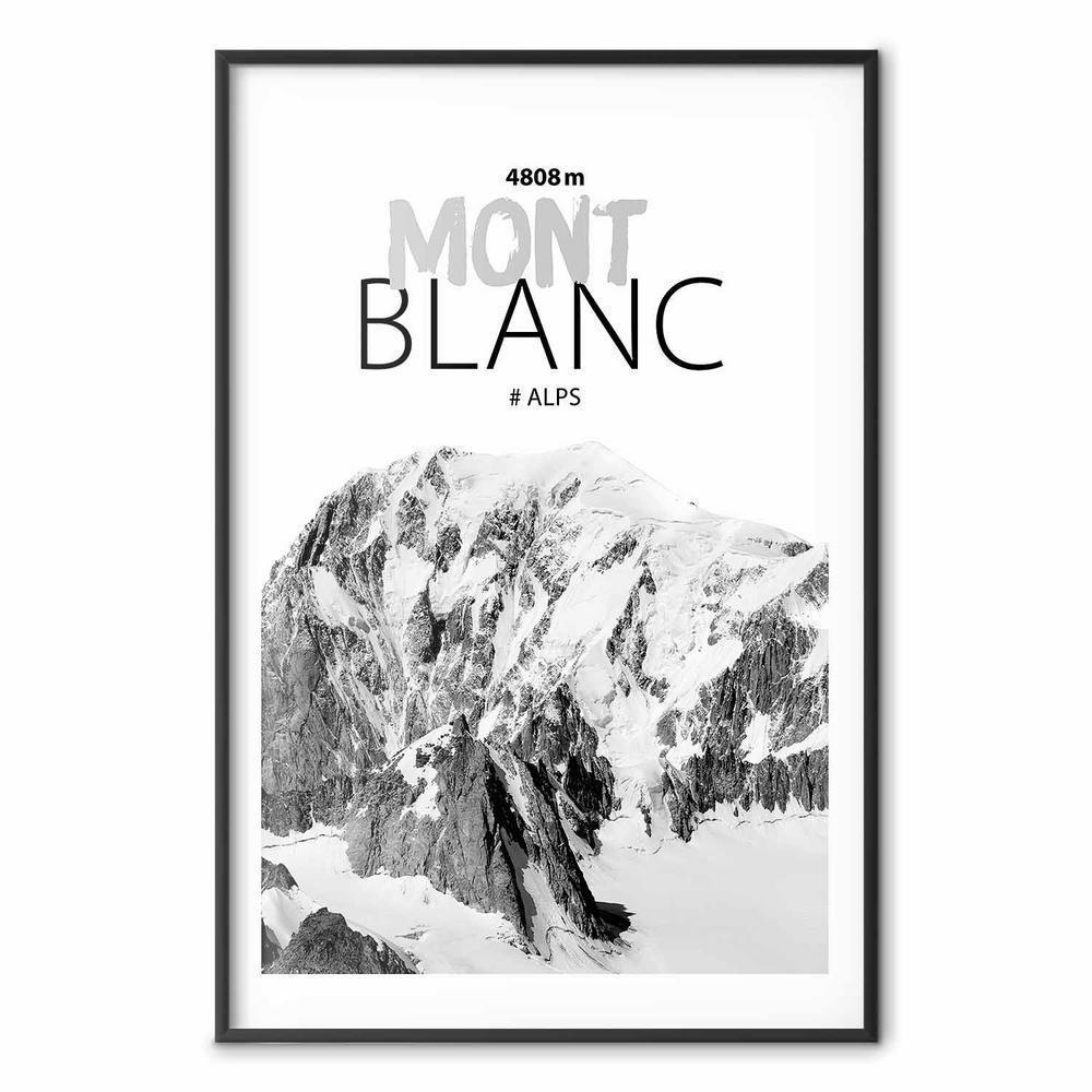 Plakat - Mont Blanc