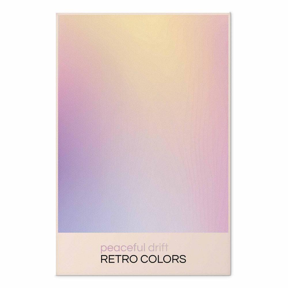Plakat - Peaceful Drift - Delikatne pastelowe odcienie tworzące harmonijną całość