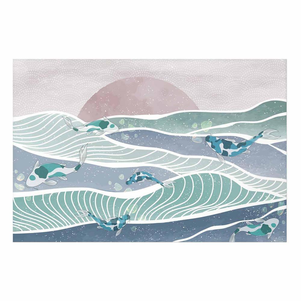 Plakat - Ryby na falach