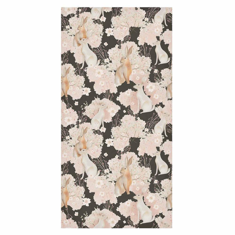 Tapeta - Białe i beżowe zające