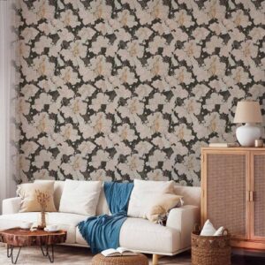 Tapeta - Białe i beżowe zające