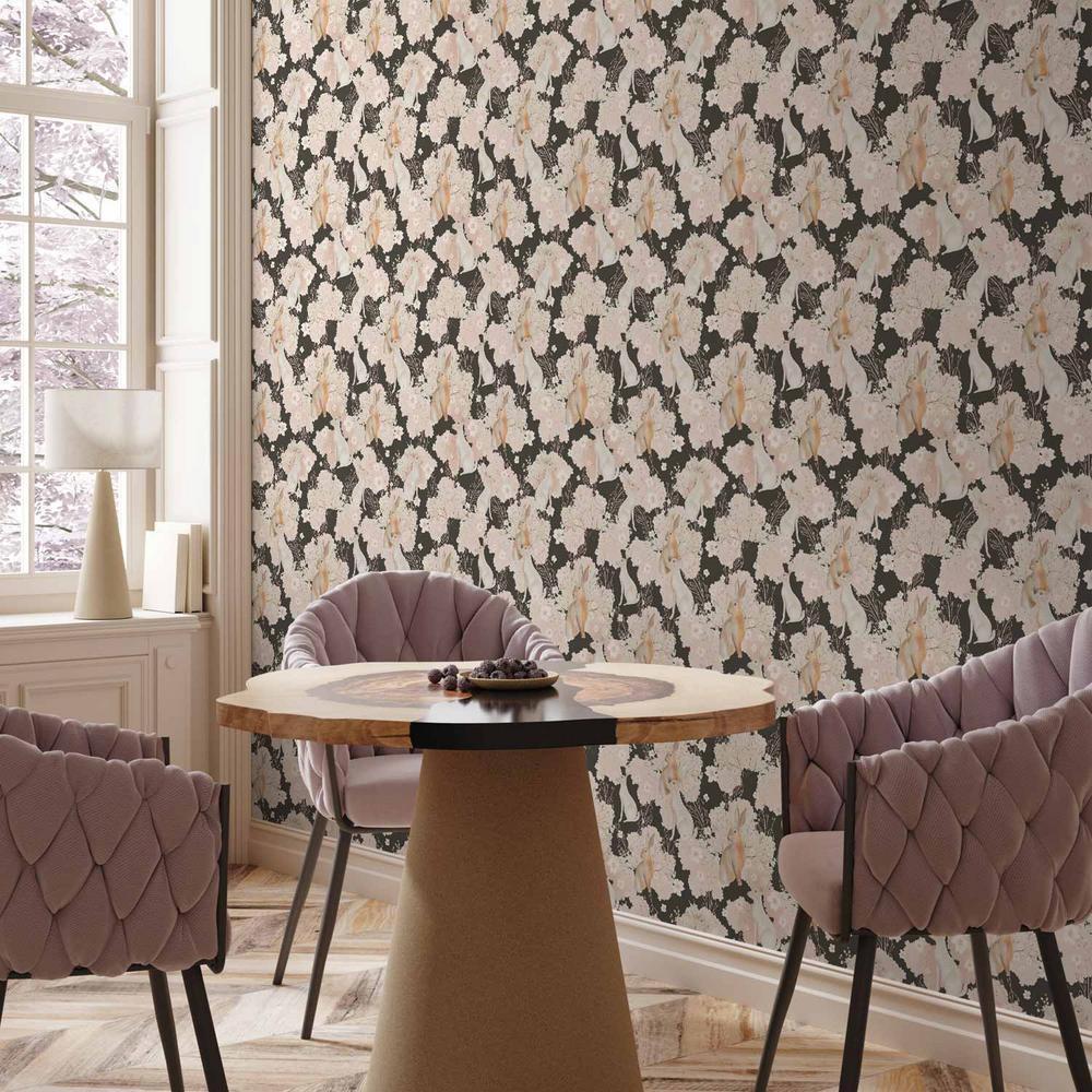 Tapeta - Białe i beżowe zające