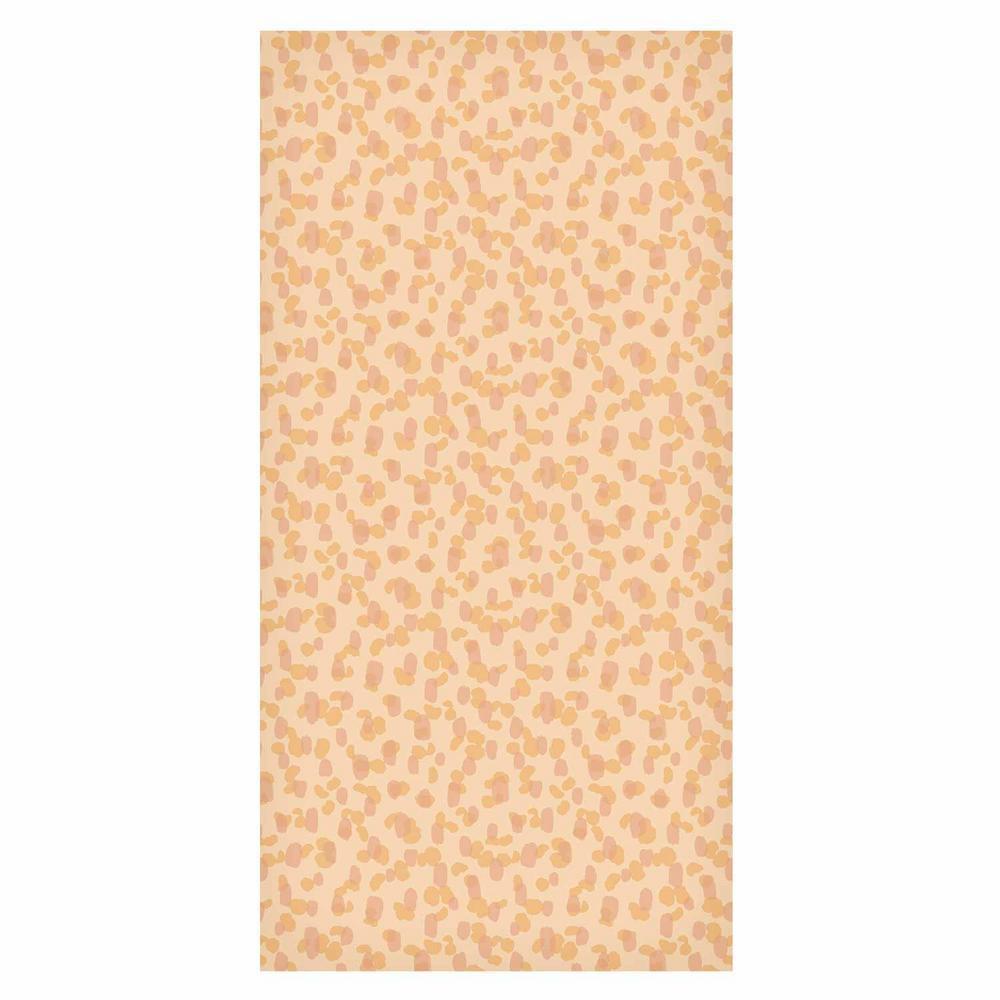 Tapeta - Drobne kropeczki - optymistyczny wzór w kolorach brzoskwiniowych