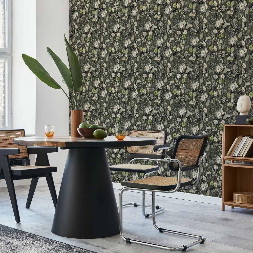 Tapeta - Pachnące kwiaty i zioła - zielony