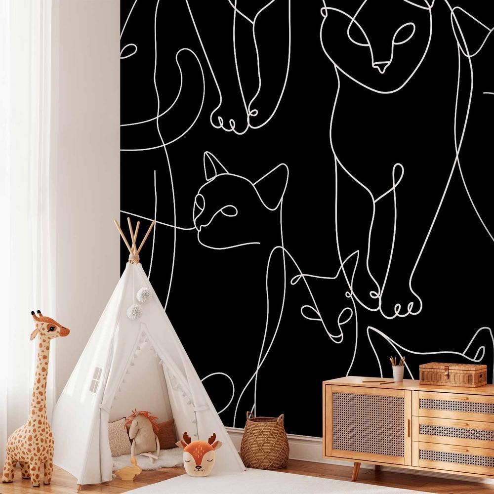 Fototapeta - Kocie zwyczaje - pierwszy wariant