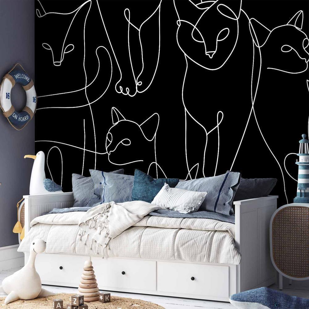 Fototapeta - Kocie zwyczaje - pierwszy wariant