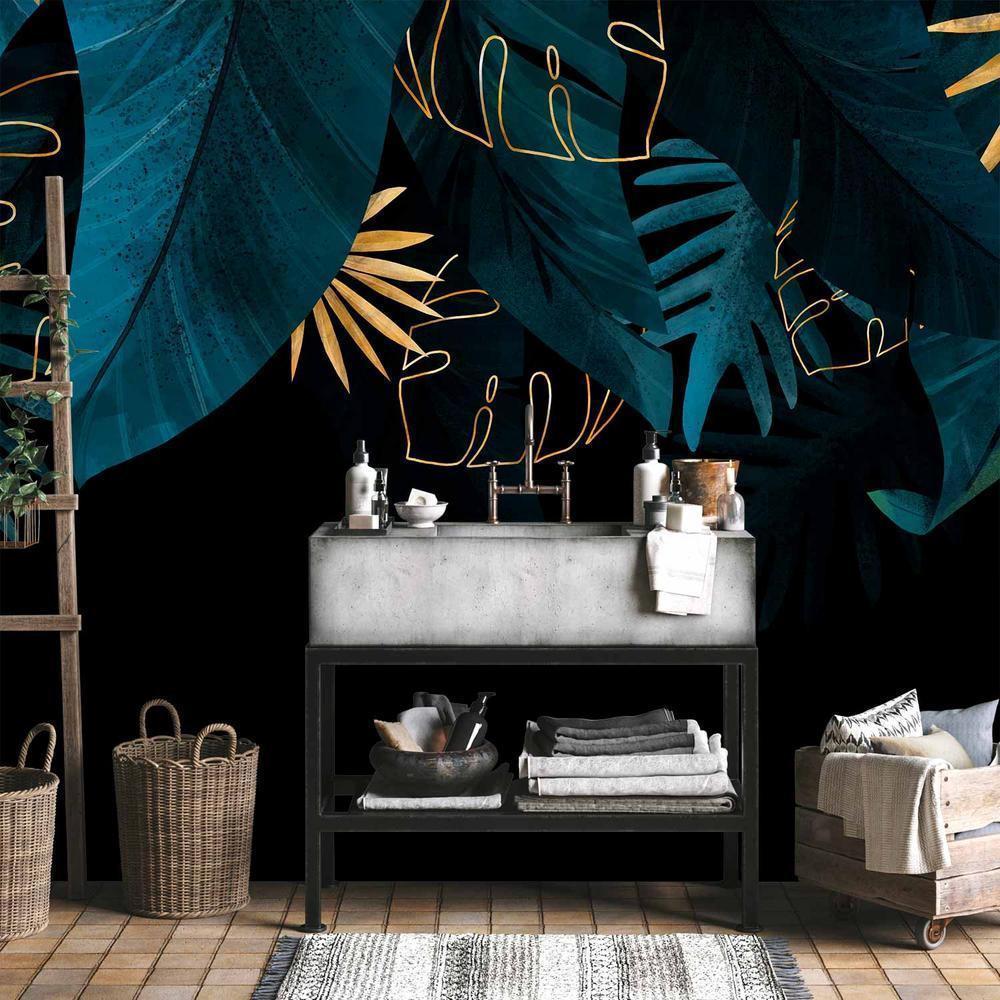 Fototapeta - Kompozycja liści - drugi wariant