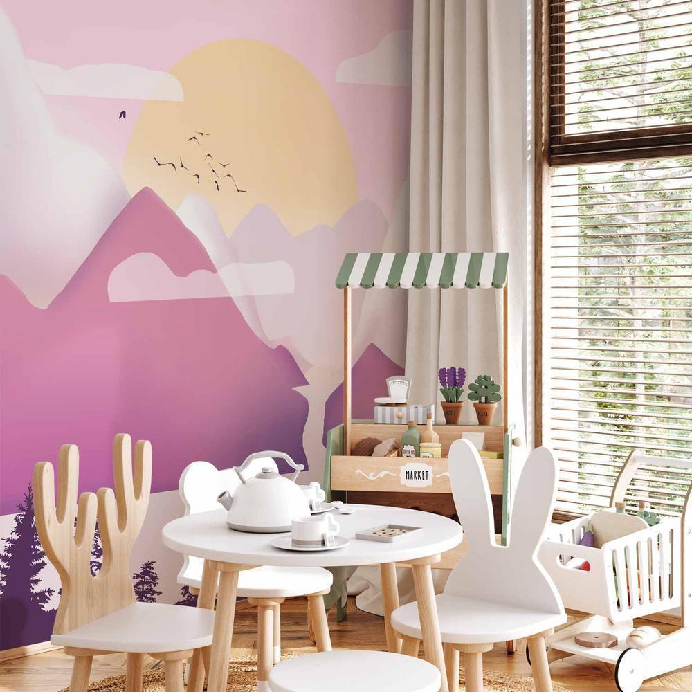 Fototapeta - Krajobraz o zachodzie - trzeci wariant