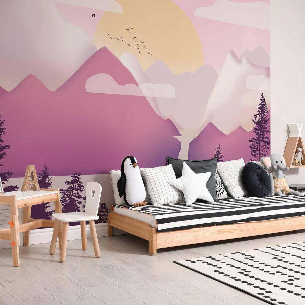 Fototapeta - Krajobraz o zachodzie - trzeci wariant