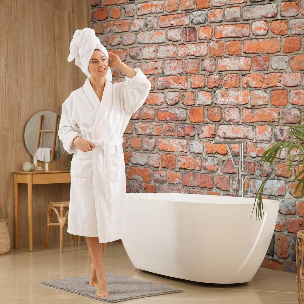 Fototapeta - Loftowy mur - deseń imitujący starą czerwoną cegłę