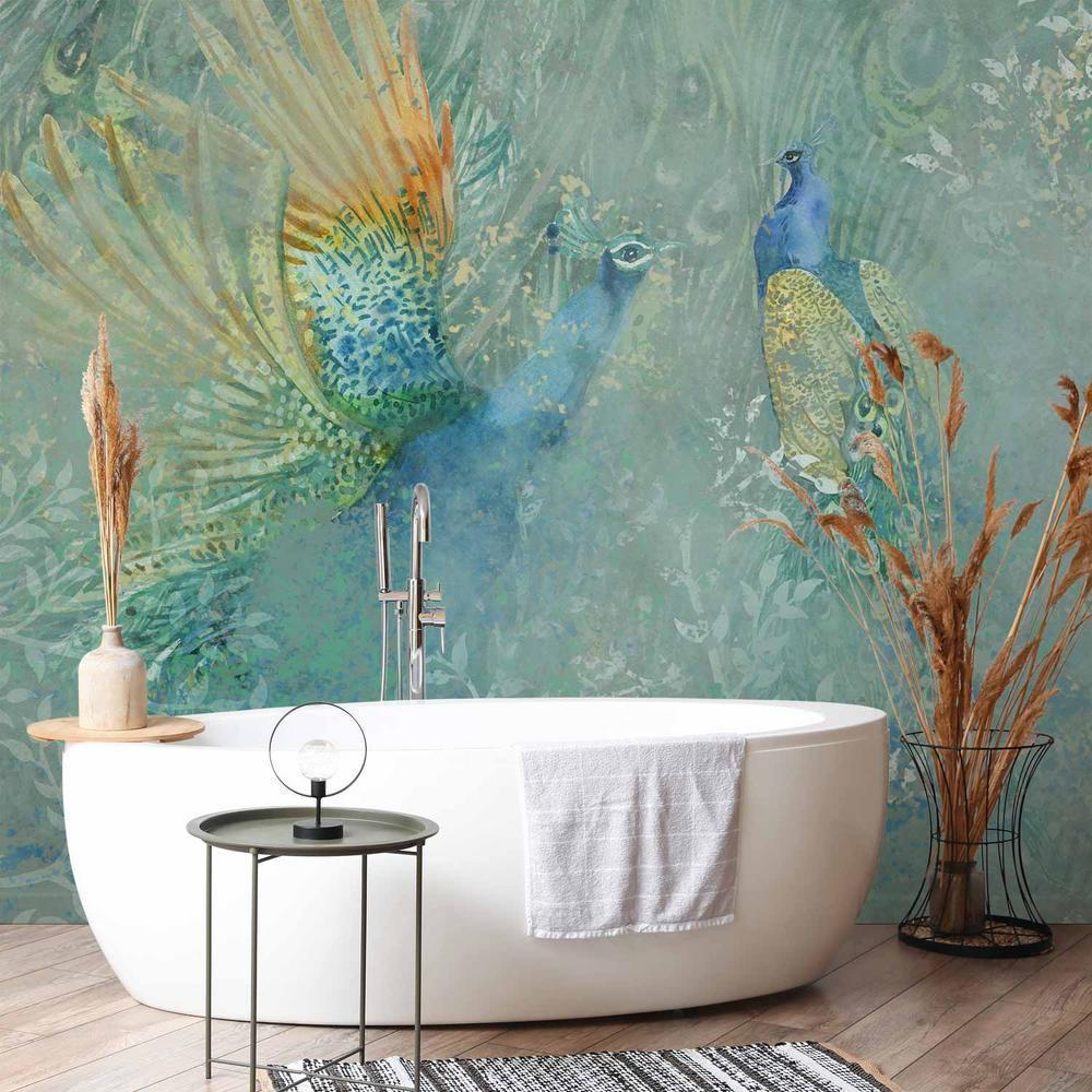 Fototapeta - Pawie w tańcu - trzeci wariant