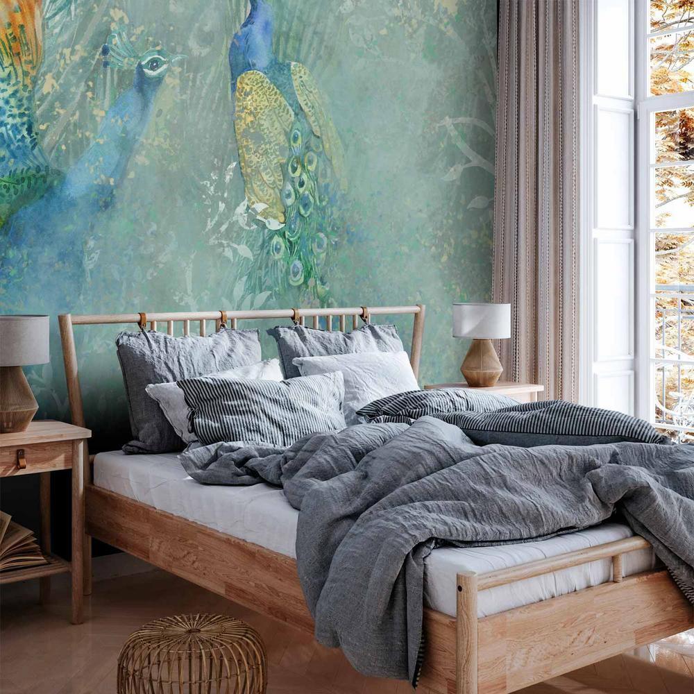 Fototapeta - Pawie w tańcu - trzeci wariant