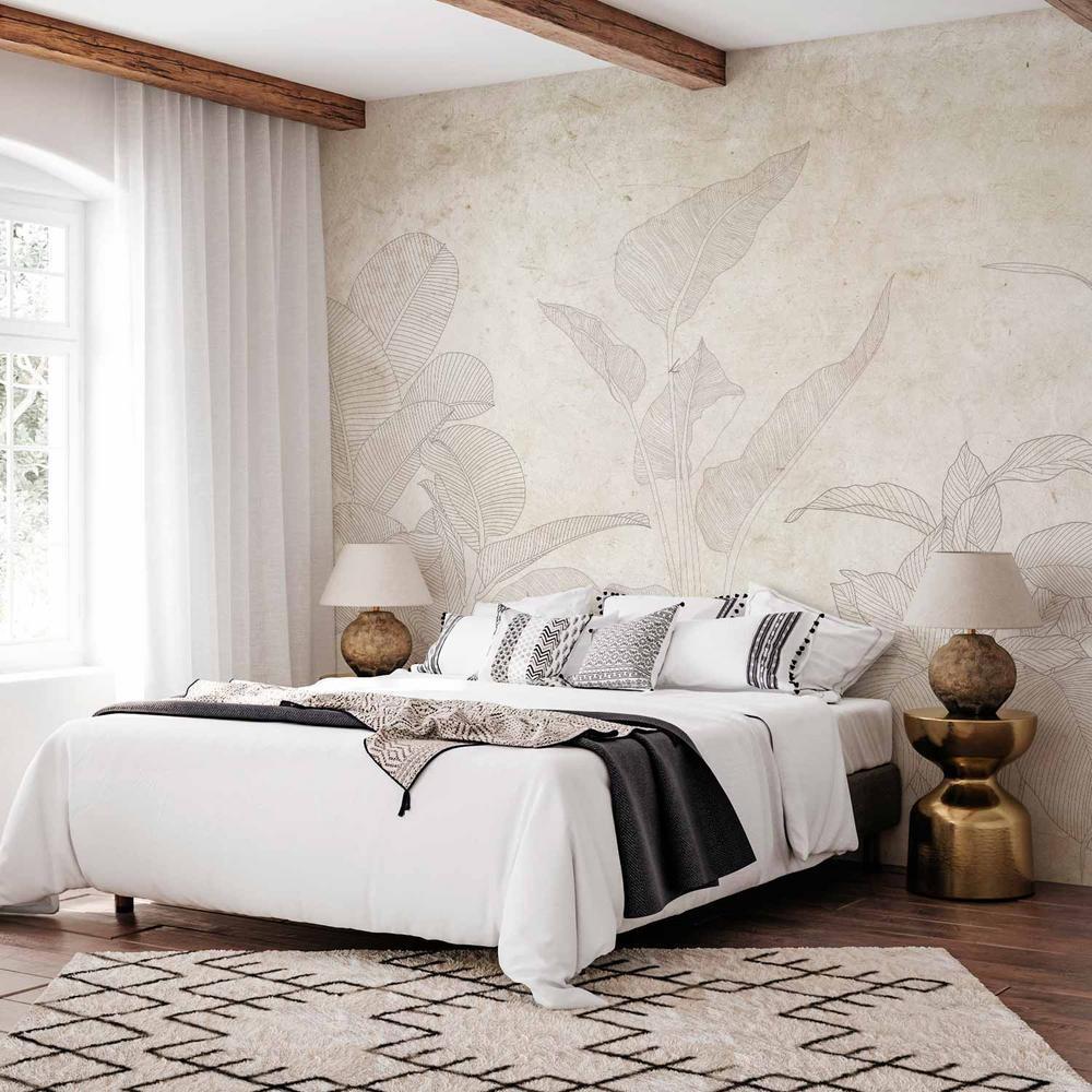 Fototapeta - Subtelne egzotyczne rośliny