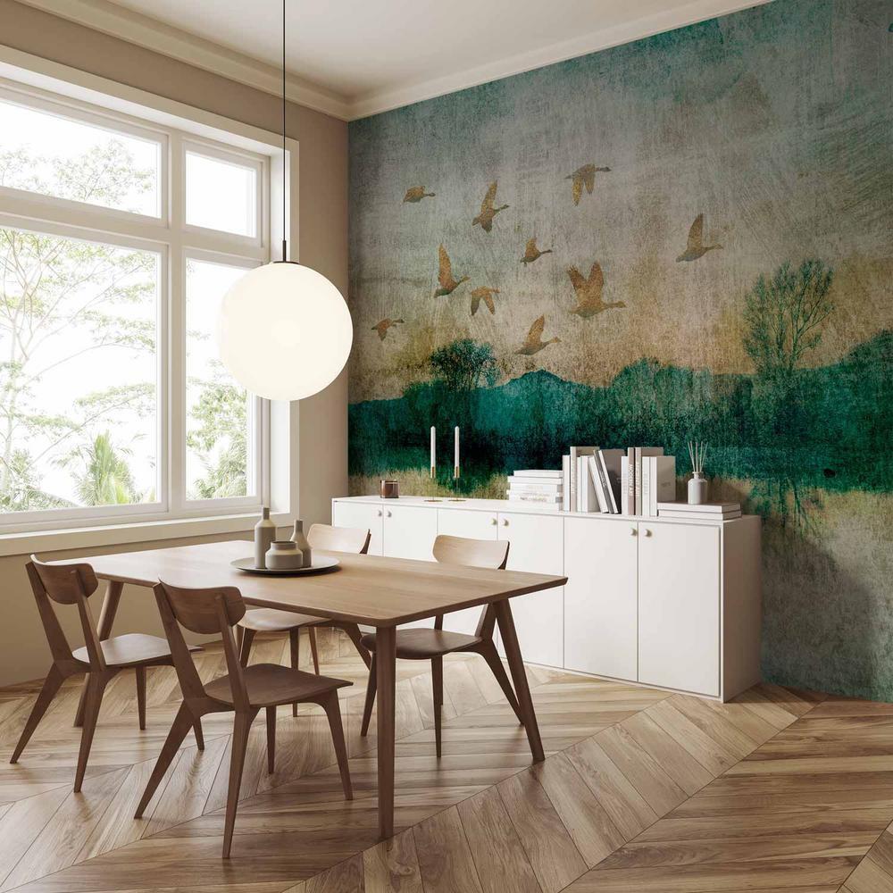 Fototapeta - Złote kaczki