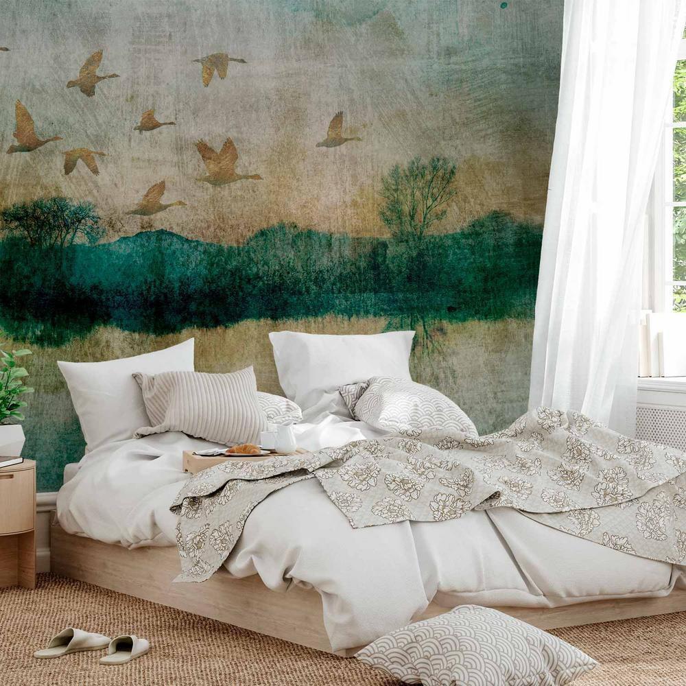 Fototapeta - Złote kaczki