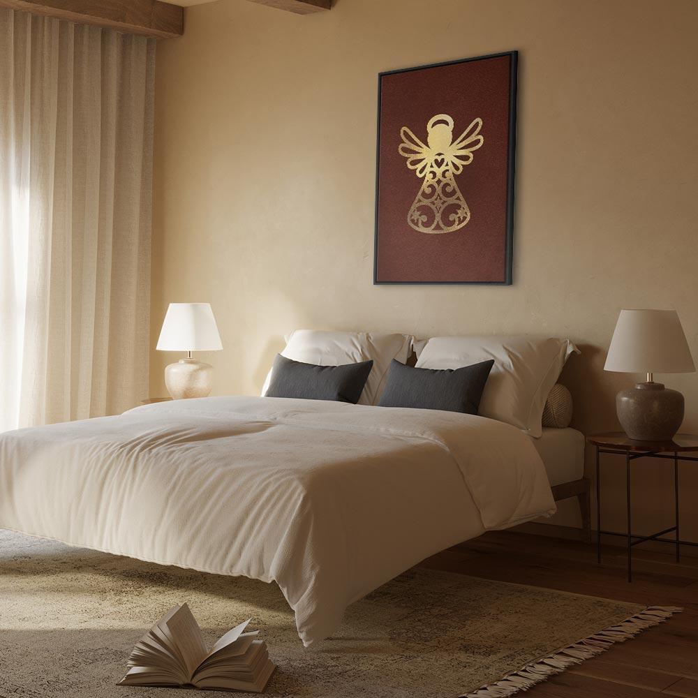 Obraz - Anielskie złoto (1-częściowy) pionowy